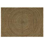 vidaXL Vloerkleed Natuurlijk en Zwart 200 x 290 cm Jute