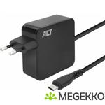 ACT USB-C laptoplader 65W met Power Delivery-profielen. 2 meter