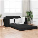 vidaXL Vouwsofa Bed Zwart 148 x 71 x 83 cm Fluweel
