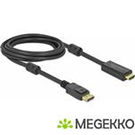 Delock 85957 Actieve DisplayPort 1.2 naar HDMI-kabel 4K 60 Hz 3 m