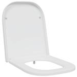 vidaXL Toiletzitting Wit 44,5 x 35 x 3,6 cm Duroplast