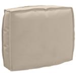 vidaXL Kussen Taupe 50 x 40 x 12 cm Oxford Stof