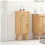 vidaXL Badkamerkast Olden Bruin 35 x 30 x 90 cm Massief grenenhout