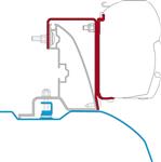 Fiamma Ducato/Jumper/Boxer Roof Rail Alu-Line Kit H2-L2/L3 >2006 F45