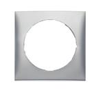 Berker Afdekraam Flow 1-Vaks Chroom Mat