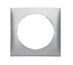 Berker Afdekraam Flow 1-Vaks Chroom Mat