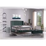 Opberg Boxspring Celine (Maat selecteren: 140X200) Doamo Green