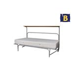 Opklapbed met dwarsgespannen spiraalbodem (Maat selecteren: 90X200)