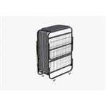 Vouwbed met KoudschuimHR45 14cm - Logeerbed  met matras stalen raster bodem