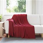 vidaXL Kleden 24 stuks Bordeaux Rood 200 x 150 cm Fleece