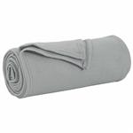 vidaXL Kleden 24 stuks Grijs 200 x 150 cm Fleece