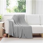 vidaXL Kleden 6 pcs Grijs 170 x 130 cm Fleece