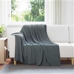 vidaXL Kleden 6 pcs Donkergrijs 200 x 150 cm Fleece