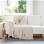 vidaXL Kleden 6 pcs Beige 170 x 130 cm Fleece