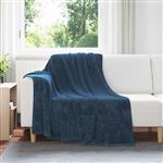 vidaXL Kleden 6 pcs Marineblauw 150 x 200 cm Fleece