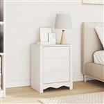 vidaXL Salontafel Drammen Wit 45 x 35 x 56 cm Massief grenenhout