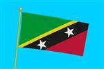 Vlag Saint Kitts en Nevis 300x450 cm