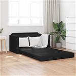 vidaXL Vouwsofa Bed Zwart 124 x 71 x 78 cm PVC
