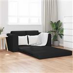 vidaXL Vouwsofa Bed Zwart 148 x 71 x 83 cm Stof