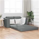 vidaXL Vouwsofa Bed Donkergrijs 148 x 71 x 83 cm Stof