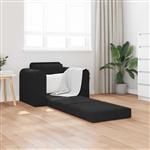 vidaXL Vouwsofa Bed Zwart 98 x 71 x 83 cm Fluweel
