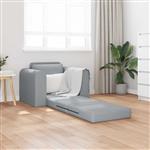 vidaXL Vouwsofa Bed Lichtgrijs 98 x 71 x 83 cm Stof
