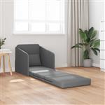 vidaXL Vouwsofa Bed Donkergrijs 65 x 80 x 83 cm Stof
