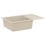 vidaXL Wasbak Beige 780 x 500 mm 80% Kwarts en 20% Hars