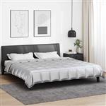 vidaXL Vol jaar dekbed Zilver 220 x 240 cm Satijn en Microfiber