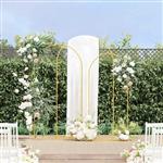 vidaXL Trouwrand 3 pcs Goud Staal