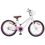 vidaXL Kinderfiets 20 Inch voor 6-11 jaar oud Wit