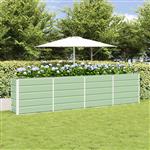 vidaXL Plantenbak Groen 160 x 40 x 75 cm Staal