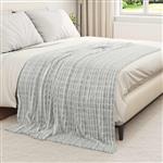 vidaXL Kleden 6 stuks Grijs 200 x 150 cm Fleece