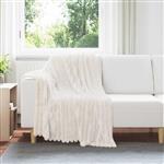 vidaXL Kleden 6 stuks Crème 150 x 130 cm Fleece