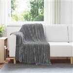 vidaXL Kleden 6 stuks Donkergrijs 150 x 130 cm Fleece