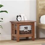 vidaXL Bijzettafel Bruin Massief mahoniehout