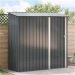 vidaXL Tuinhuisjes Antraciet 203 x 85,5 x 200 cm Metaal