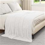 vidaXL Kleden 6 pcs Wit 200 x 150 cm Fleece