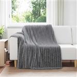 vidaXL Kleden 6 pcs Donkergrijs 200 x 150 cm Fleece