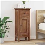 vidaXL Plantenstandaard met lade Bruin 36 x 25 x 80 cm Mahoniehout