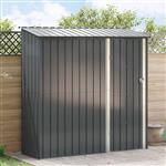 vidaXL Tuinhuisjes Antraciet 203,5 x 73 x 200 cm Metaal