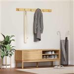 vidaXL Hal bank FLORO Wasbruin 115 x 40 x 45 cm Massief Vurenhout