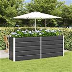vidaXL Plantenbak Antraciet 480 x 50 x 45 cm Gegalvaniseerd staal