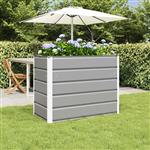 vidaXL Plantenbak Lichtgrijs 480 x 50 x 45 cm Gegalvaniseerd staal