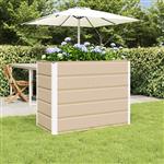 vidaXL Plantenbak Ivoor 480 x 50 x 45 cm Gegalvaniseerd staal