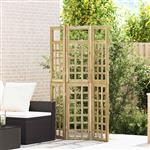 vidaXL Privacyscherm Honingbruin 121 x 180 cm Massief Vurenhout