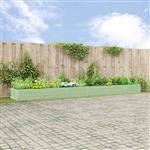 vidaXL Plantenbak Pastelgroen 195 x 100 x 45 cm Gegalvaniseerd staal