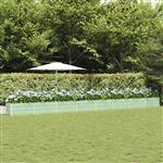 vidaXL Plantenbak Pastelgroen 480 x 50 x 45 cm Gegalvaniseerd staal