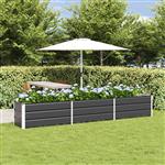 vidaXL Plantenbak Antraciet 480 x 50 x 45 cm Gegalvaniseerd staal