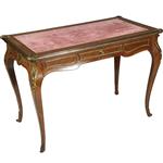 Bureau plat verguld brons en inlegwerk gesigneerd Alexander Chevrie gemerkt (No.362915)